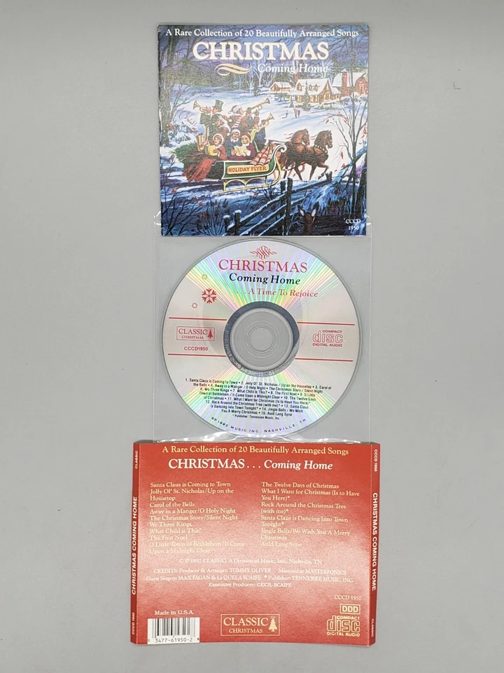 Christmas Coming Home by Various Artists (CD) No Case No Tracking Foto 1 de 1