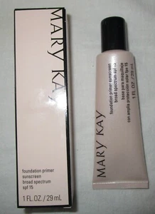 MARY KAY FOUNDATION PRIMER SUNSCREEN SPF 15 1 FL OZ 054105 EXPIRED - Picture 1 of 1