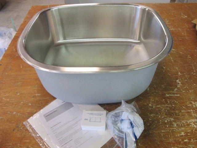 FREGADERO DE COCINA DE ACERO INOXIDABLE HOUZER MS-2409 MEDALLÓN SERIE DISEÑADOR MONTAJE INFERIOR $365 Foto 1 de 1