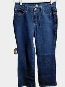 NY Jeans Women's Denim Jeans ~ Sz 12~ Blue Flare Leg - Picture 1 of 4