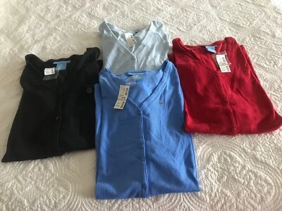 Camisas de mezclilla Venezia con botones manga corta/capa talla 26-28 W talla GR ZZ 31 4 para mujer Foto 1 de 4