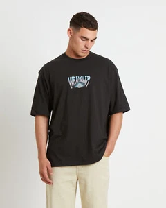 NEW WRANGLER Transcending Slacker Short Sleeve T-Shirt in Worn Black - Picture 1 of 6