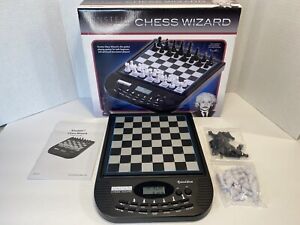 Excalibur Einstein Chess Wizard 5351 Electronic Computer Chess Game box manual