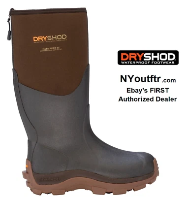Dryshod Size 11 Haymaker Men's Hi Brown Hard-Working Farm Boot HAY-MH-BR Muck - Image 1 of 4