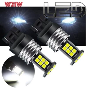 2 Ampoules LED T20 W21W Veilleuses position Feux de Jour diurne Roulage - Foto 1 di 3