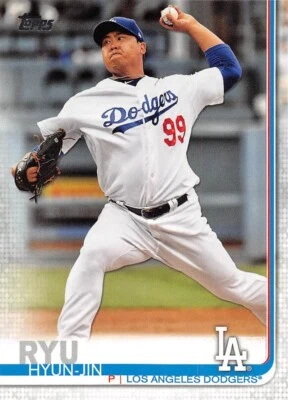 2019 Topps #515 Hyun-Jin Ryu Los Angeles Dodgers 🔥⚾🔥 - Image 1 of 3