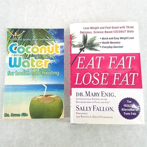 Coconut Health and Wellness Books Lot of 2 by Bruce Fife and Mary Enig - Bild 1 von 12