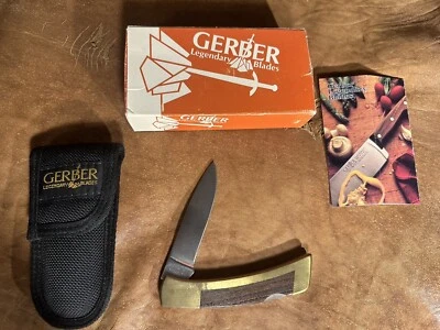 De colección Gerber Plegable Deportista II D Artículo Nº 6307 con Vaina Cordura Manual Foto 1 de 4