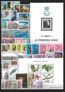 MONACO STAMPS ANNEE COMPLETE 1983 YVERT N° 1359 - 1403 : 45 TIMBRES NEUFS xx TTB - Imagen 1 de 1