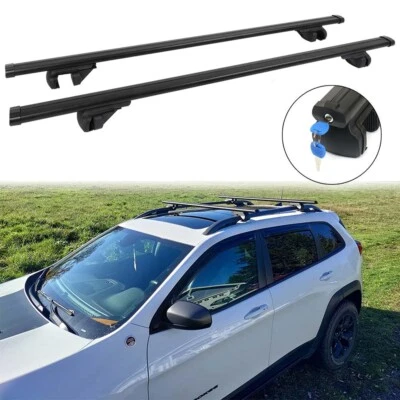 53" Car Top Roof Rack Cross Bars Cargo Luggage Carrier For Jeep Grand Cherokee Foto 1 de 4