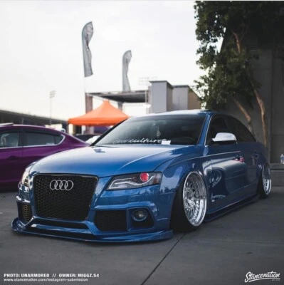 Extensiones de labios y faldones delanteros Audi S4 B8 2009-16 - Balogh Bodyworx Foto 1 de 4