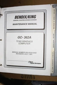 Bendix King GC-362A TCAS Graphics Computer  Maint manual 006-05320-0000 91 - Picture 1 of 2