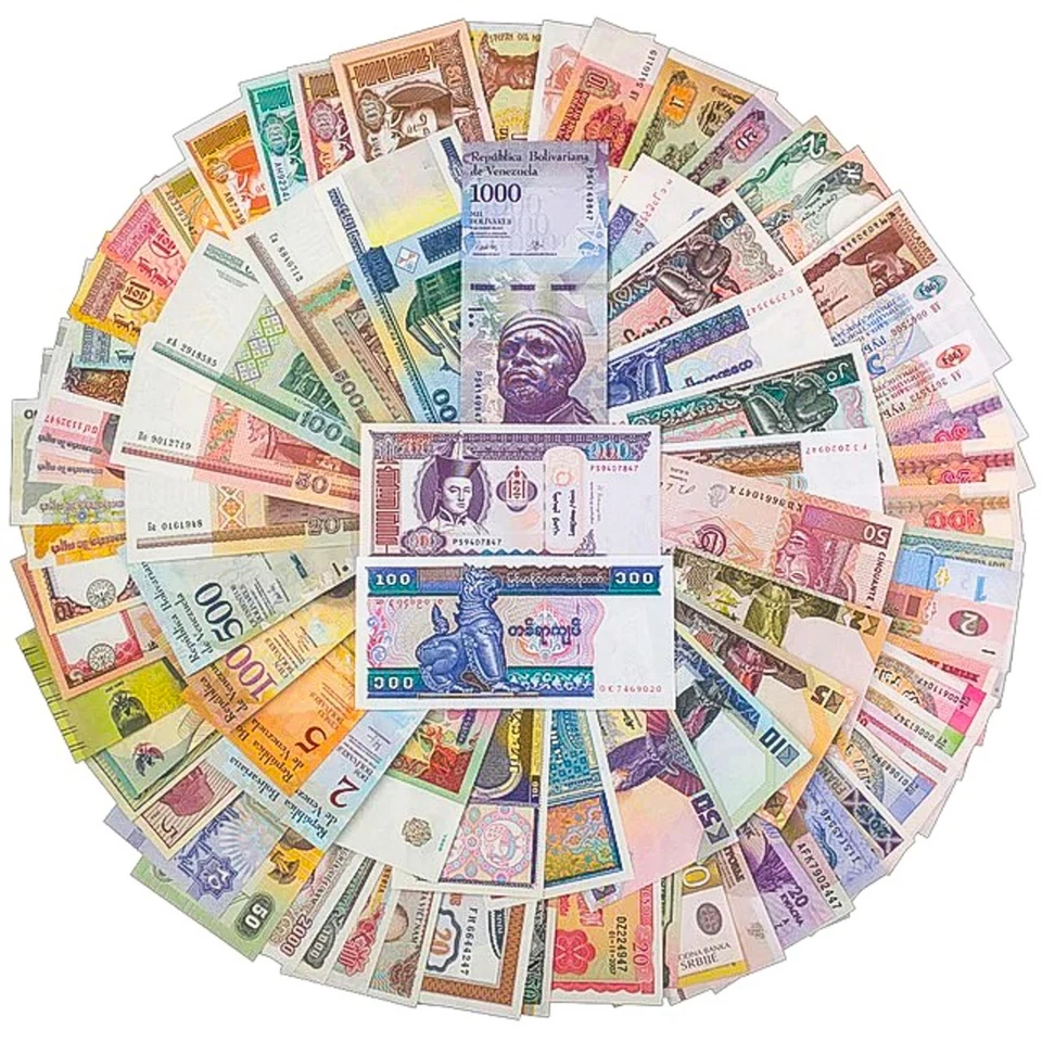20 Billetes Mundiales Mixtos | 10 Países Únicos | Moneda Genuina | Billetes UNC Foto 1 de 2