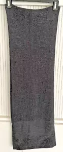 Banana Republic Dark Gray Extra Fine Merino Wool Scarf 73.5" X 11.5" - Picture 1 of 7