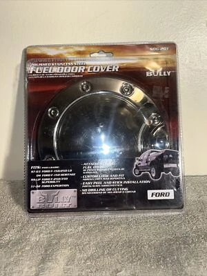 NUEVO BULLY Ford F-150/250/350 Pulido Acero Inoxidable Combustible Puerta Cubierta SDG-201P Foto 1 de 2