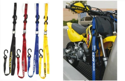 cinghie per carrello trasporto fissaggio ancoraggio ferma moto Acerbis arancio - Imagen 1 de 4