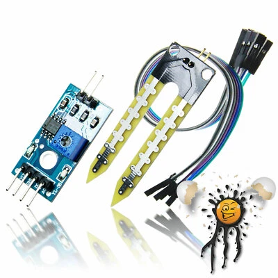LM393 Hygrometer BewässerungsSensor Set digital/analog 3,3-5V Bodenfeuchtesensor - Bild 1 von 4
