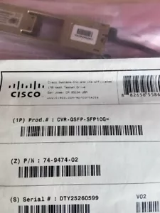 Cisco CVR-QSFP-SFP10G - Foto 1 di 4
