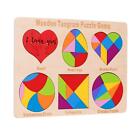 Montessori Toys 6 in 1 Early Learning Puzzles Stem Gift Tangram Toy Ages