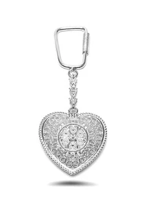 Handmade Special Design Filigree Keychain Made of Sterling Silver - Picture 1 of 1
