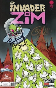 Invader Zim #45 signed Comic Horvitz, Simons JSA zertifiziert Autogramm - Bild 1 von 3