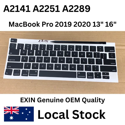 MacBook Pro A2141 2251 2289 2019 2020* Keyboard Keycaps Full Set OEM Quality - image 1 of 4