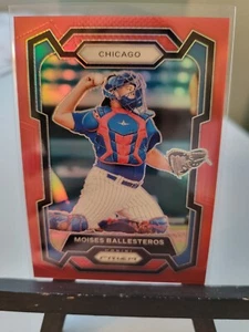 Moises Ballesteros Red 294/299 2024 Panini Prizm Baseball - Picture 1 of 2