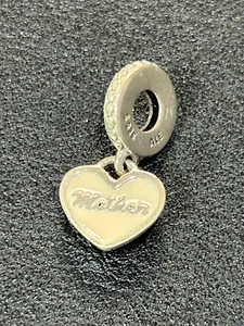 Pandora Sterlingsilber ""Mama"" Emaille Charm 925 ALE - Bild 1 von 4