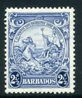 BARBADOS 1938-47 SG251 KGVI 2½d. ULTRAMARINE BADGE OF THE COLONY -  MNH