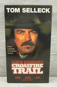 Louis L'Amour's Crossfire Trail (VHS 2001 NR) Tom Selleck Mark Harmon Australia - Picture 1 of 11