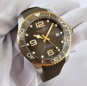 Longines Hydroconquest Automatic 39mm Gray Dial Mens Watch L3.780.3.78.9 - Picture 1 of 7
