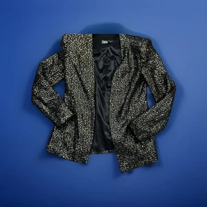 ZARA Sparkle Dress Jacket Over A Top Women Sz Small S - Picture 1 of 1