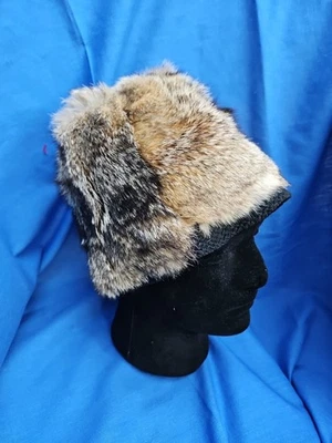 Винтажный кроличий мех казачья шляпа Cloche Gottesman Нью-Йорк взлетно-посадочная полоса 1950-х 1960-х - Изображение 1 из 4