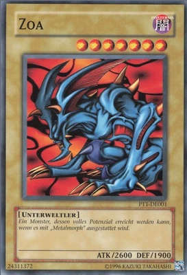 YuGiOh Zoa PT1-DE001 Common NM unl. - Bild 1 von 2