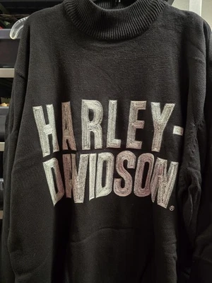 Suéter Para Hombres Elegante Harley-Davidson Negro 3XL Nuevo Foto 1 de 2