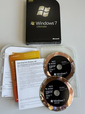Microsoft Windows 7 ULTIMATE UPGRADE 32 Bit & 64 Bit w/ Product Key - UPGRADE - Image 1 of 2