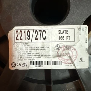 Alpha Wire Communication & Control Cable 2219/27C 100ft - Picture 1 of 2