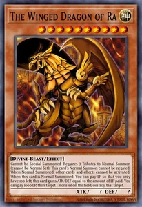 Yugioh RA04-DE118 - Der geflügelte Drache von Ra - Platin Secret Rare - Bild 1 von 1