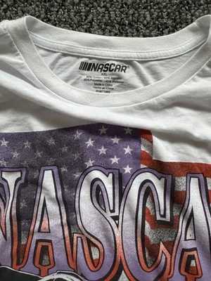 NASCAR Camisa Blanca Para Mujer XXL Blanca Camiseta Manga Corta Cuello Redondo Oficial #94 Foto 1 de 3