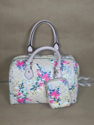 ALDO Marfil Floral Cartera Bolso de Mano Cartera de Hombro + Monedero Cartera  Foto 1 de 4