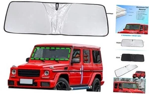 Windshield Sunshade for Benz G Class AMG Wagon Cross Country SUV W463 White - Picture 1 of 8