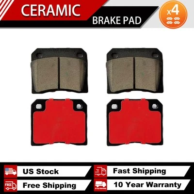 Front & Rear Disc Ceramic Brake Pads D9 Fit for Peugeot 404 Jaguar XJS - Image 1 of 4