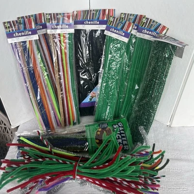 Gran lote de limpiadores de vástago de chenilla y tuberías surtidos - ¡Debes ver! Foto 1 de 4