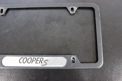 Рама номерного знака Mini Cooper ЧЕРНАЯ Cooper S передняя задняя R50 R56 R57 R58 R60 - Изображение 1 из 4