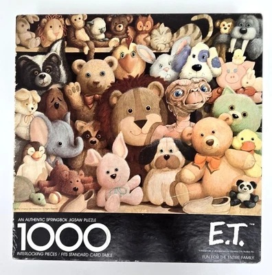 Vintage 24" x 30"  E.T. 1000 piece Jigsaw Puzzle COMPLETE  1982  - Image 1 of 4