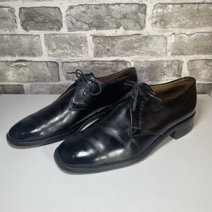 Zapatos de cuero negros Barker para hombre Zapatos de cuero formales Oxford - Talla 8 - Imagen 1 de 11