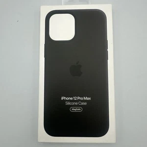 Funda Silicona Original Apple con MagSafe para iPhone 12 Pro Max - Negra. ¡Sellado! - Imagen 1 de 6