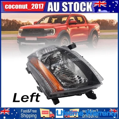 LEFT Passenger Head Light Lamp Chrome For Ford Ranger PX Series 1 09/2011~2015 - image 1 of 4