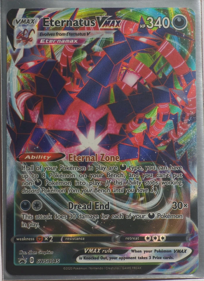 Eternatus VMAX SWSH045 SWSH: Sword & Shield Promo Cards Holo NM - Image 1 of 1