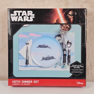 JUEGO DE CENA STAR WARS HOTH Disney ThinkGeek Juego de 5 Piezas Speeder de Nieve AT-AT NOB Foto 1 de 4